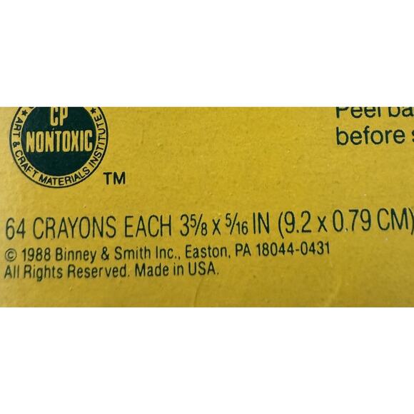SEA GREEN Crayola Crayon Unused Binney & Smith New York Rare 1988 VTG USA - Picture 5 of 5